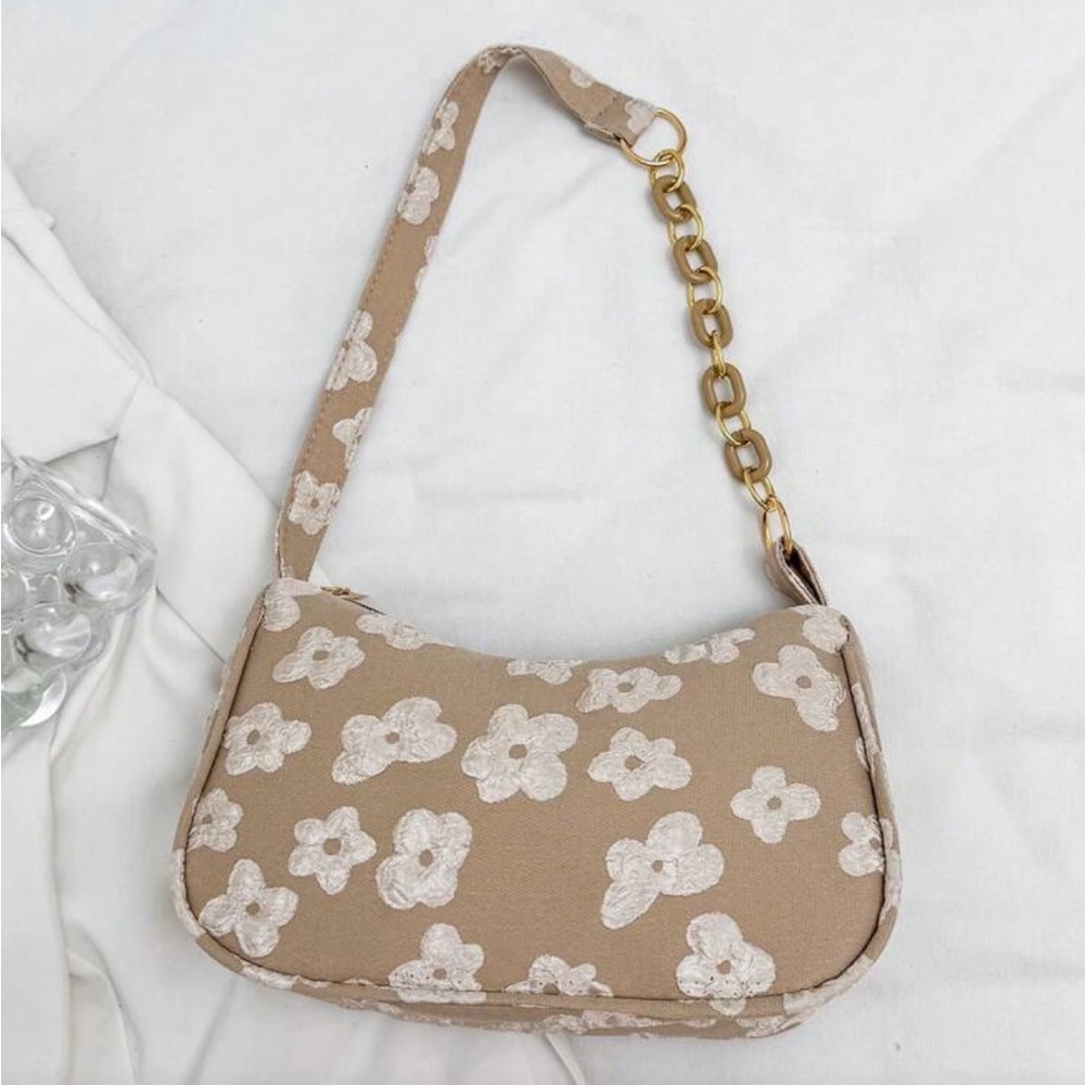 ⚠️Clearance Elegant Lightweight Luxury Beige Floral Women's Bag - Picture 8 of 9